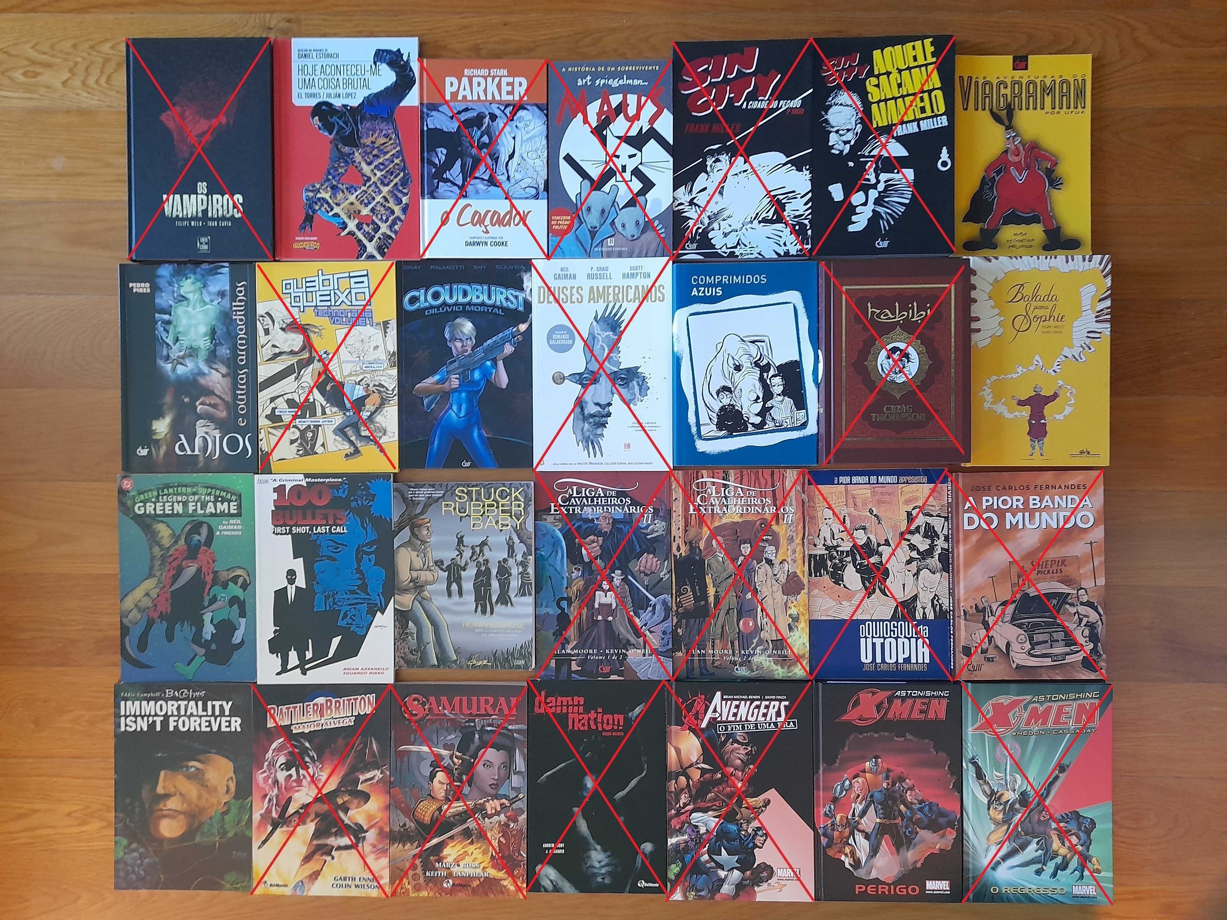 Lote 58 BD Batman, Star Wars, Marvel, DC, Spawn, Conan, Aria, etc