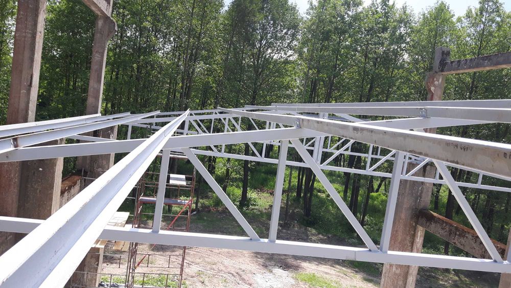 Konstrukcja Stalowa 12x20x4.Certyfikat ZKP