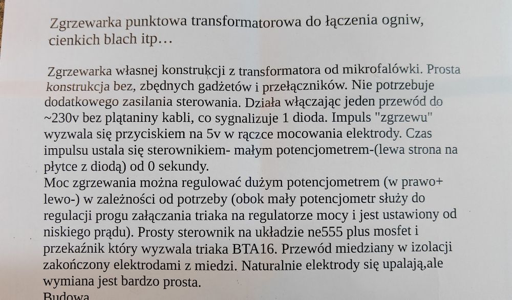 Zgrzewarka do ogniw