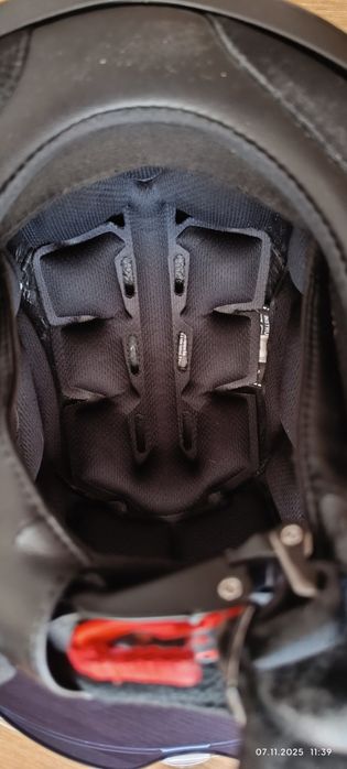 Nowy kask L 52cm  z homologacją porządny mocny czarny