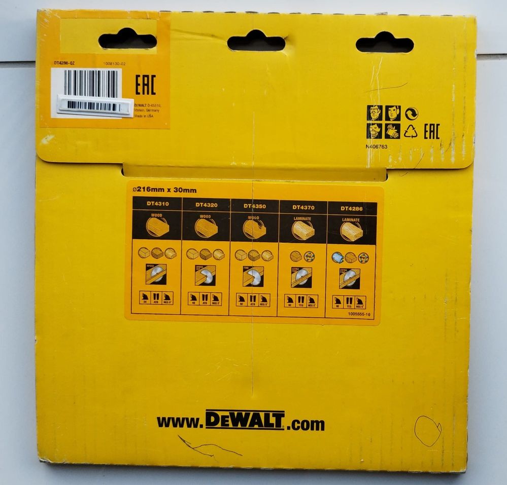 Tarcza DeWalt Extreme DT4286