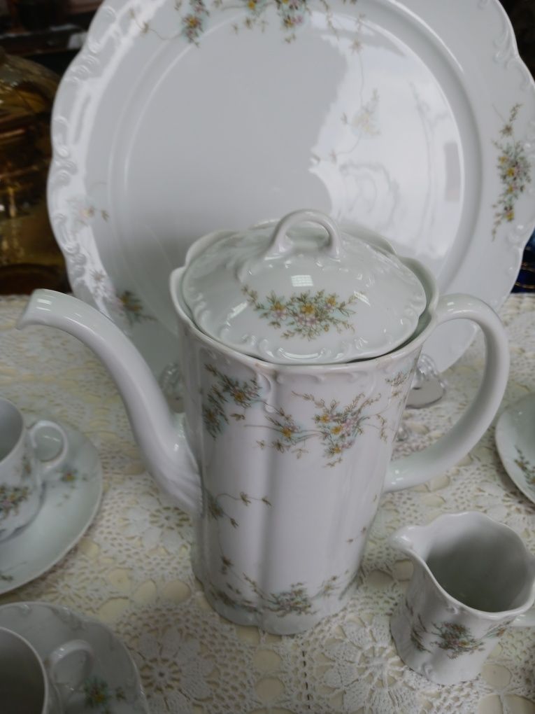 Rosenthal Monbijou 12 osob serwis kawowy Grune Ranke