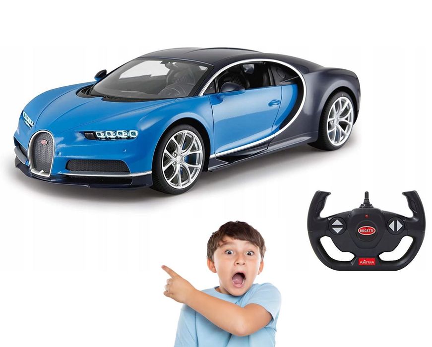 Samochód Zdalnie Sterowany Bugatti Chiron 1:14 RASTAR Dzieci Prezent