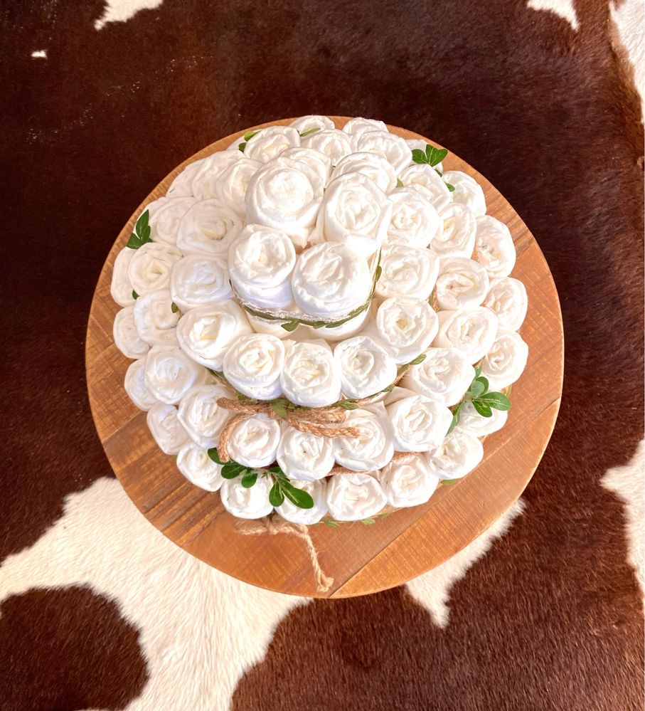 Bolo de Fraldas - Chá de bebé
