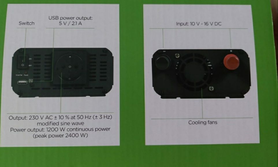 Green Сell 12V/1200W