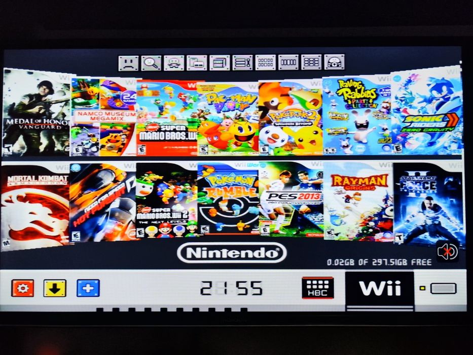 Konsola Nintendo Wii  Softmod 500GB! Nes, Snes, GBA, NG, N64, PSX, GC,