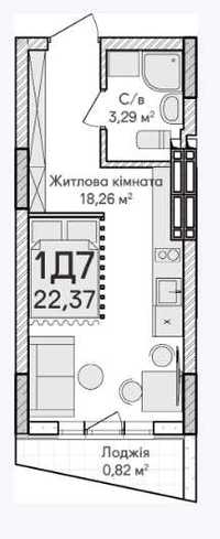 Продається студія в ЖК "Синергія Сіті", Ірпінь