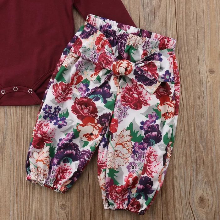 Conjunto para menina - 3 peças - 6M - NOVO