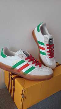 adidas originals x Gucci Gazelle 'White Green Red'