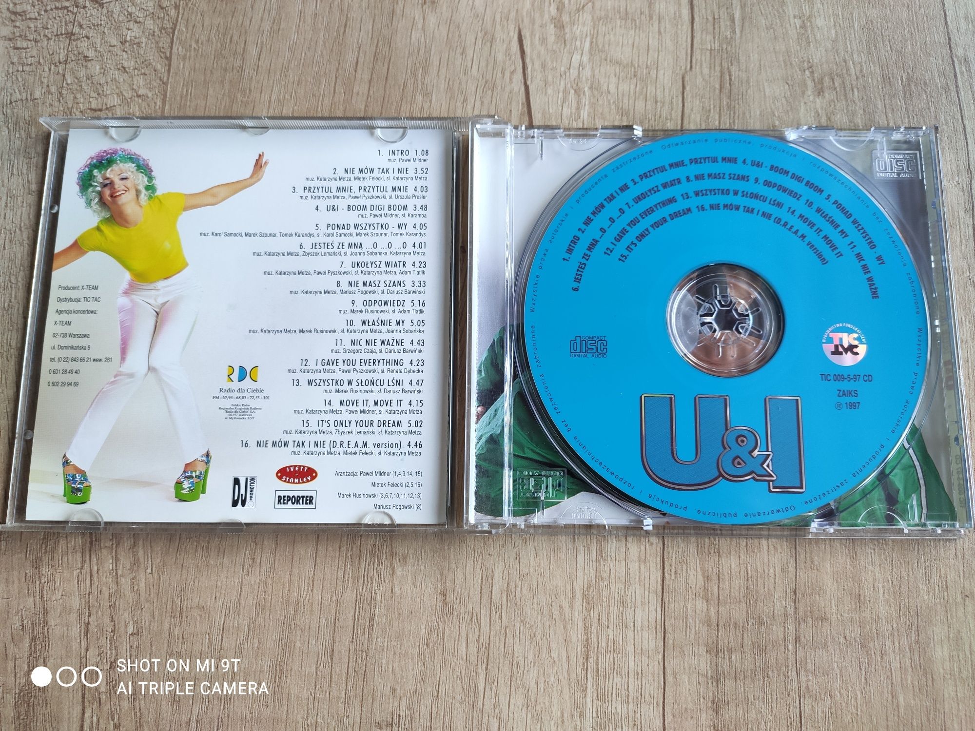 U & I Nie Mów Tak i Nie płyta CD dance Kasia Metza