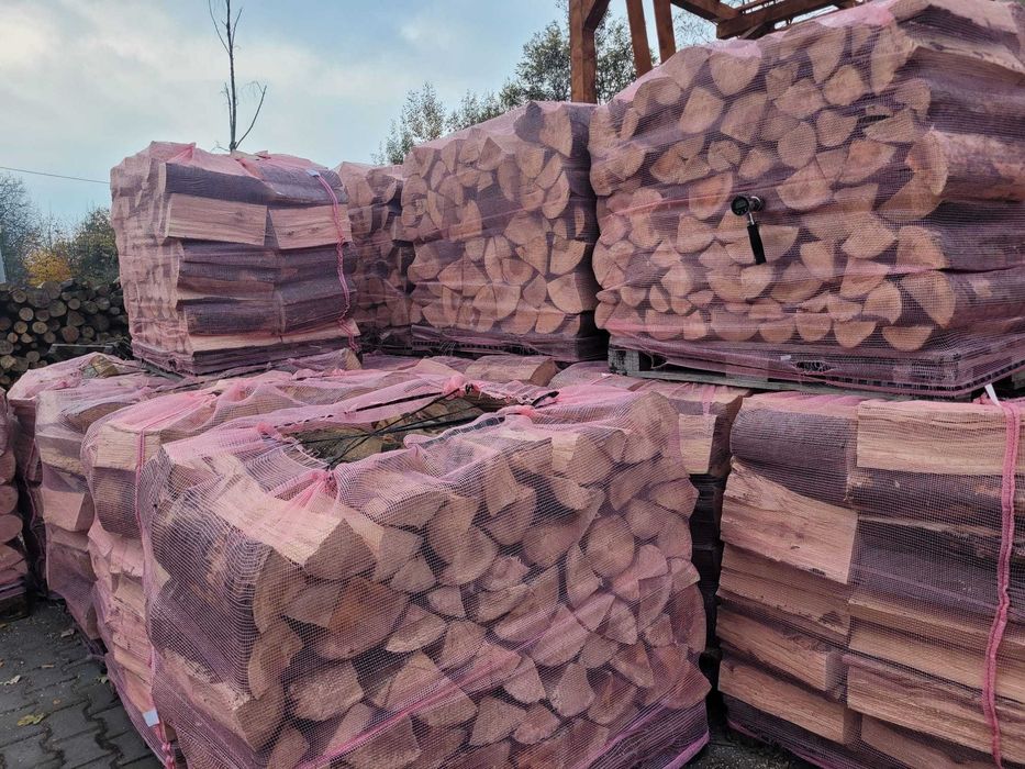 Buk Olcha Dąb Brzoza DREWNO kominkowe