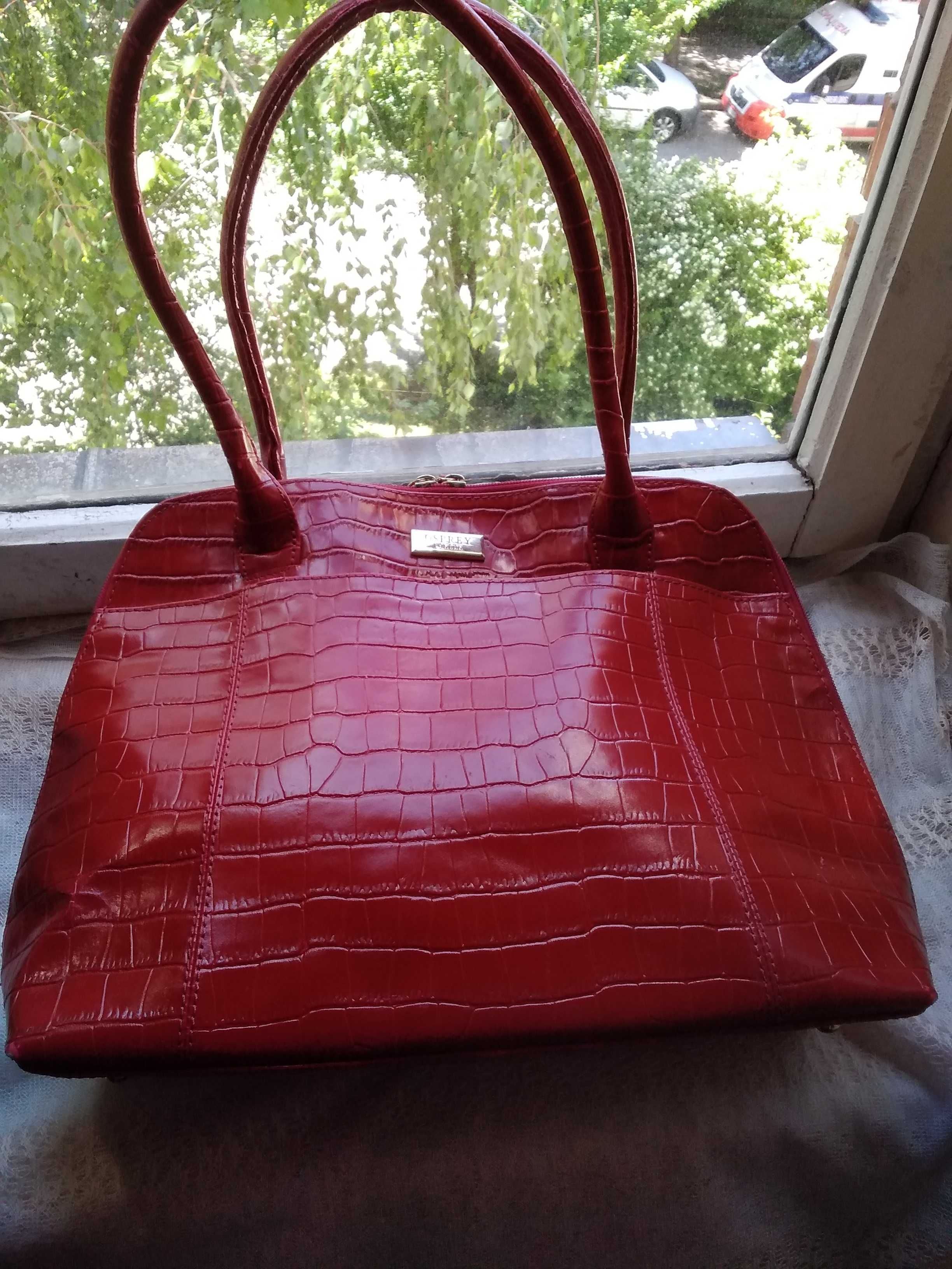 Сумка кожаная OSPREY LONDON натуральная  кожа