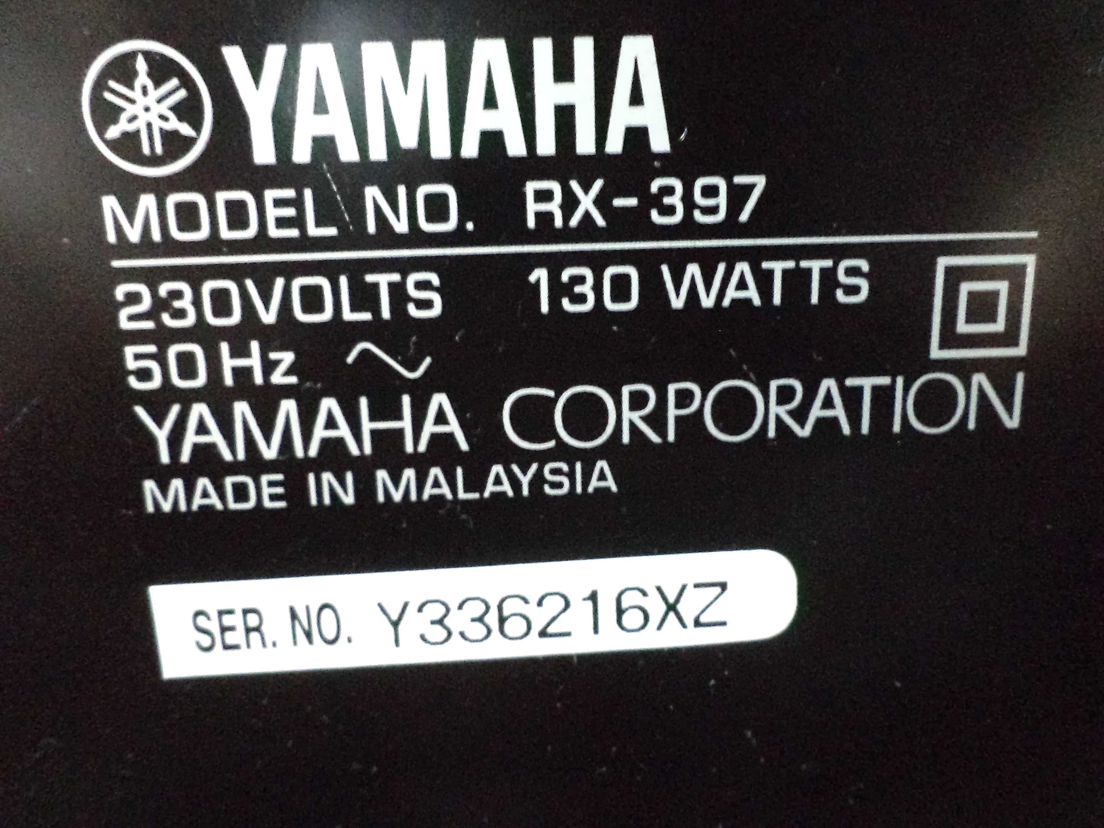 Yamaha rx-397 amplituner-wzmacniacz