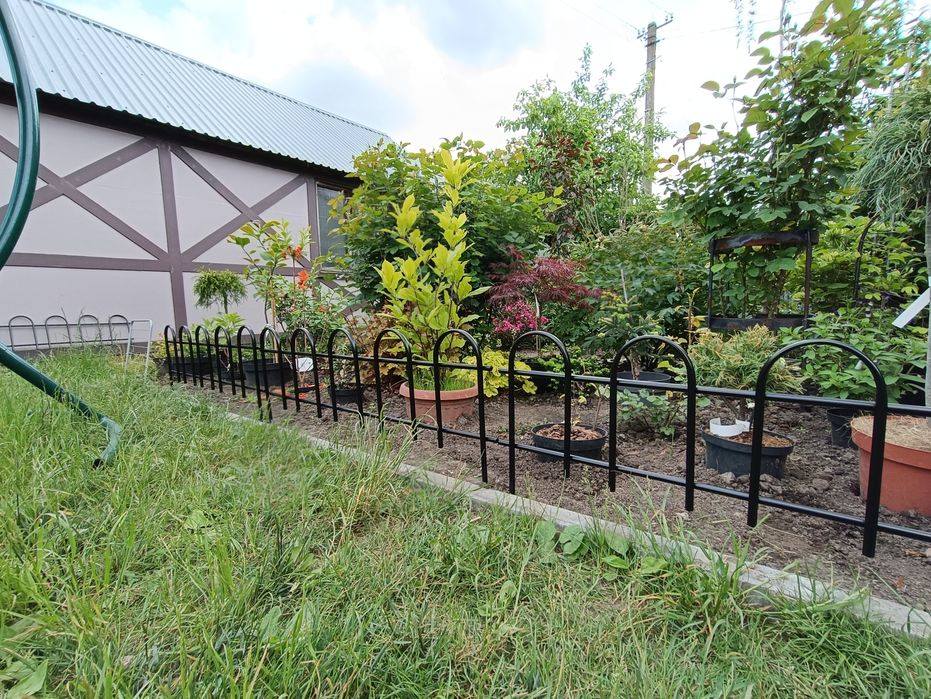 Огорожа садова, заборчик для клумб