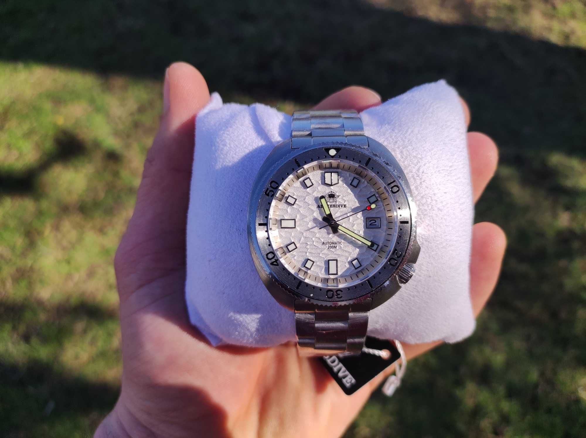Механічний годинник ADDIESDIVE Turtle White