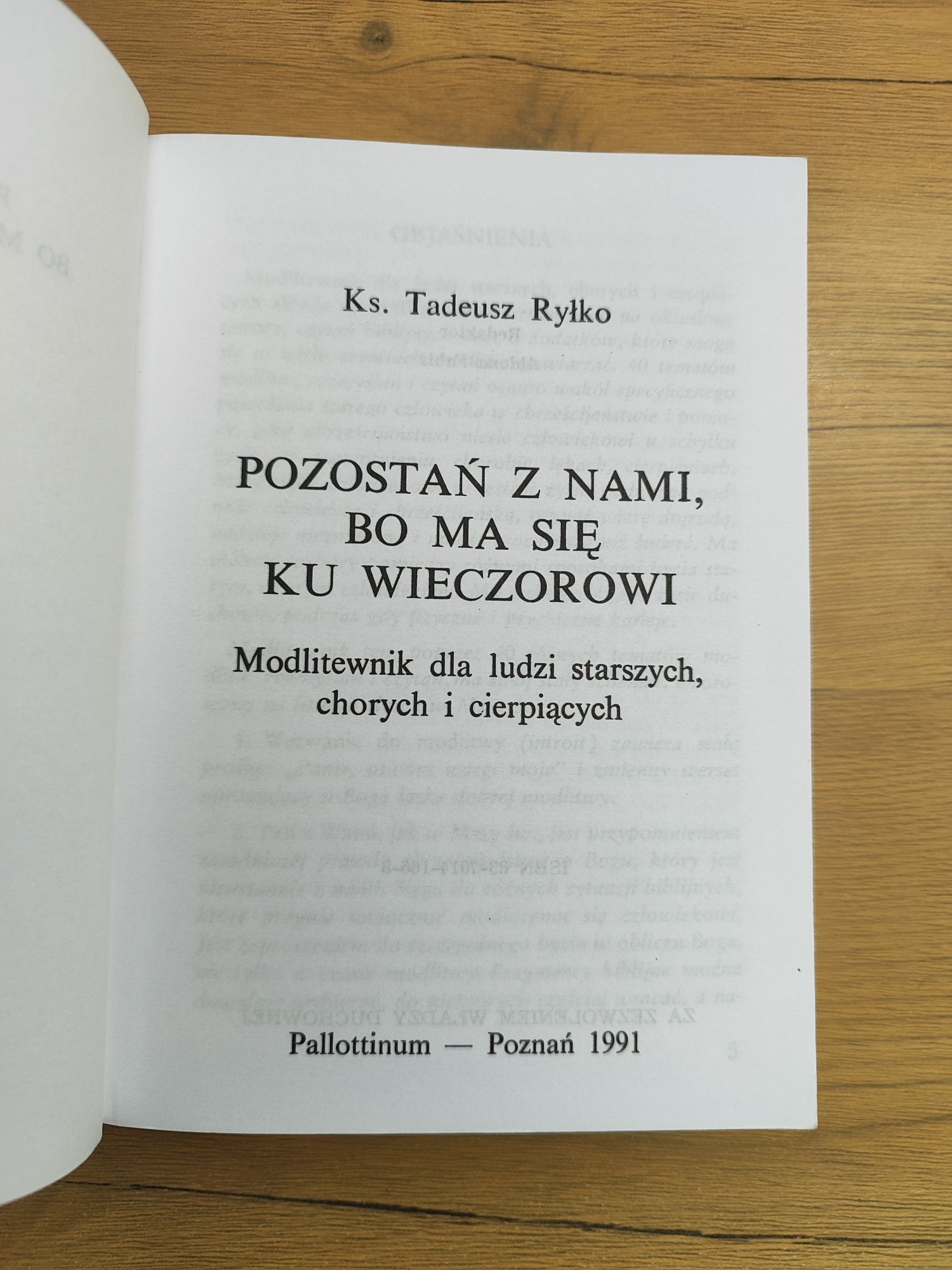 Okazja! Modlitewnik dla Chorych " Pozostań z nami " Tadeusz Ryłko