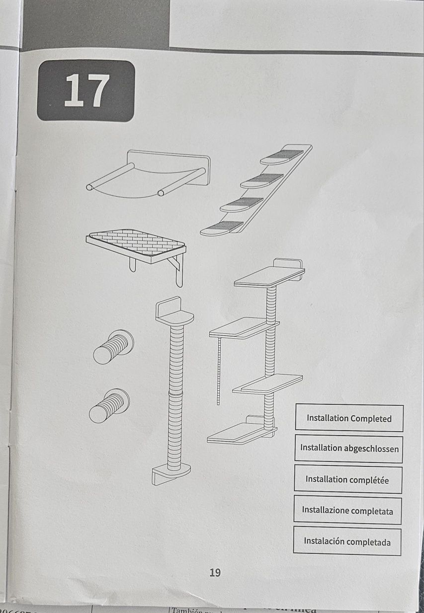 Ścianka wspinaczkowa dla kota