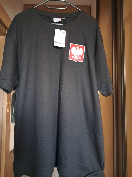Koszulka kibica T-shirt tshirt Promo Stars Promostars Polska czarna XL