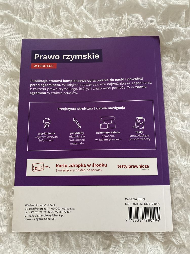 Podręcznik Prawo rzymskie w pigułce