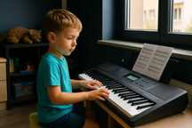 Nauka gry keyboard 6 lat