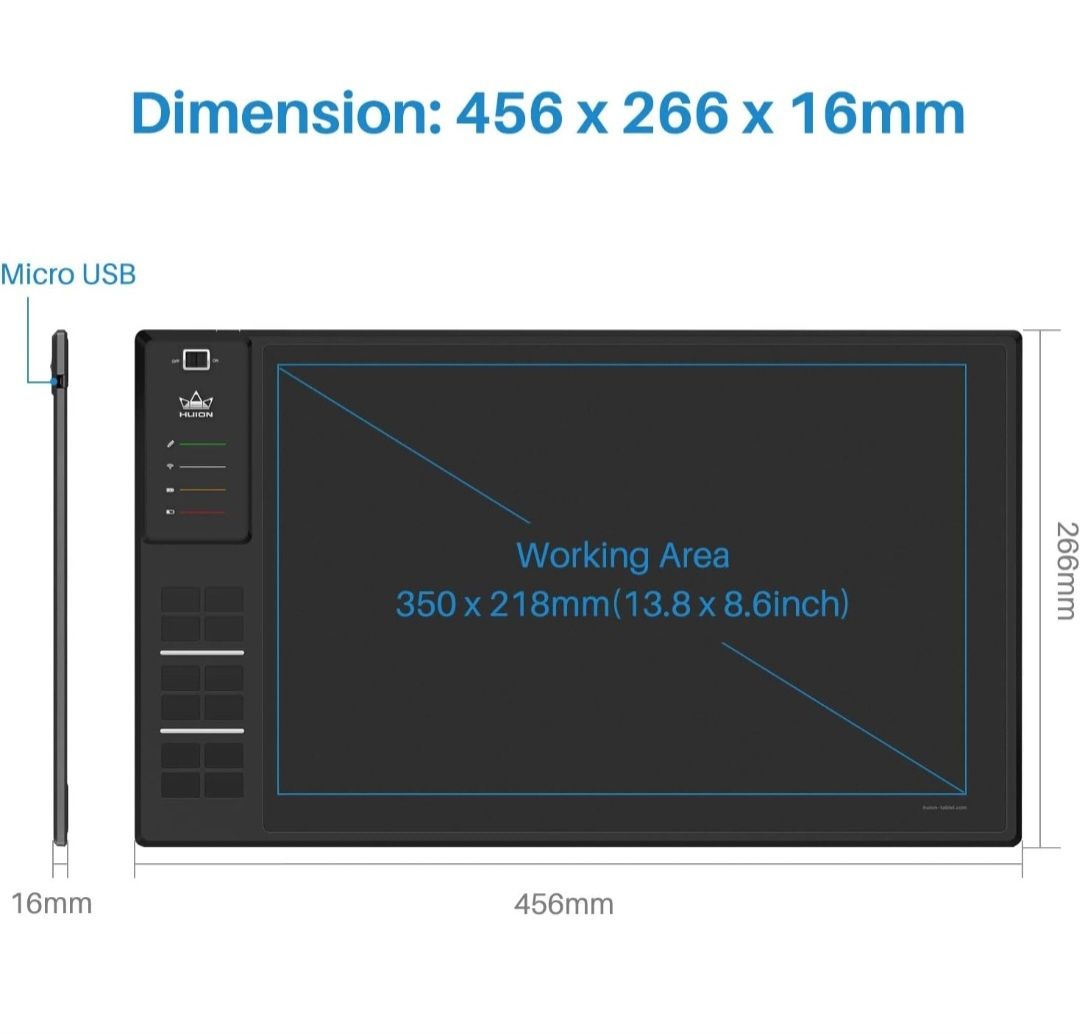 Mesa Digitalizadora / Mesa Gráfica Huion WH1409