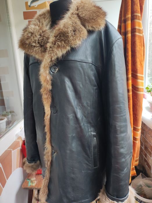 Продам кожаную куртку большого размера