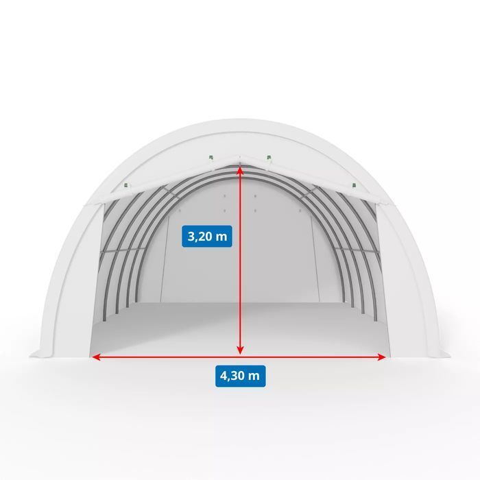 Hala namiotowa 6,1x12,8m Solidna konstrukcja Polski producent!