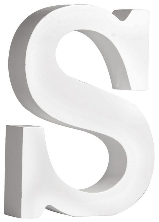Litera S 11cm biała