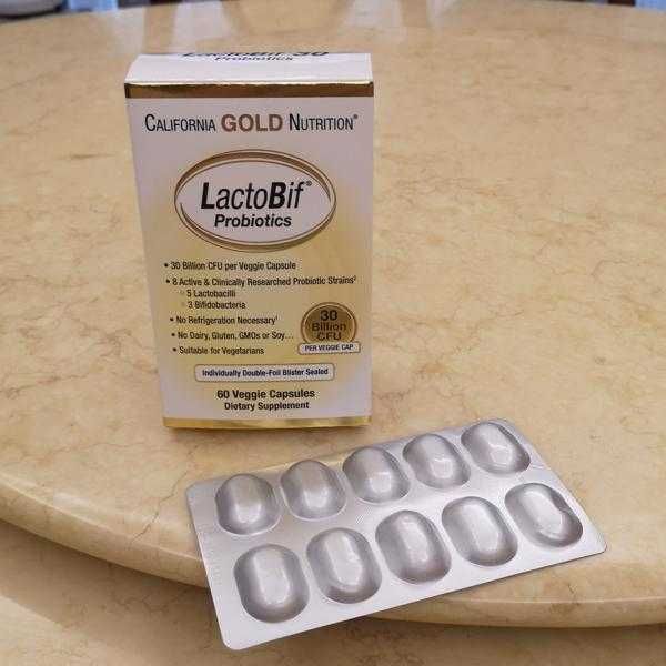 LactoBif пробіотики 5,30,100 млрд КОЕ  California Gold Nutrition США