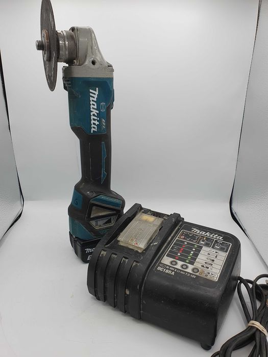 Szlifierka Kątowa Makita DGA13 + Akumulator + Ładowarka