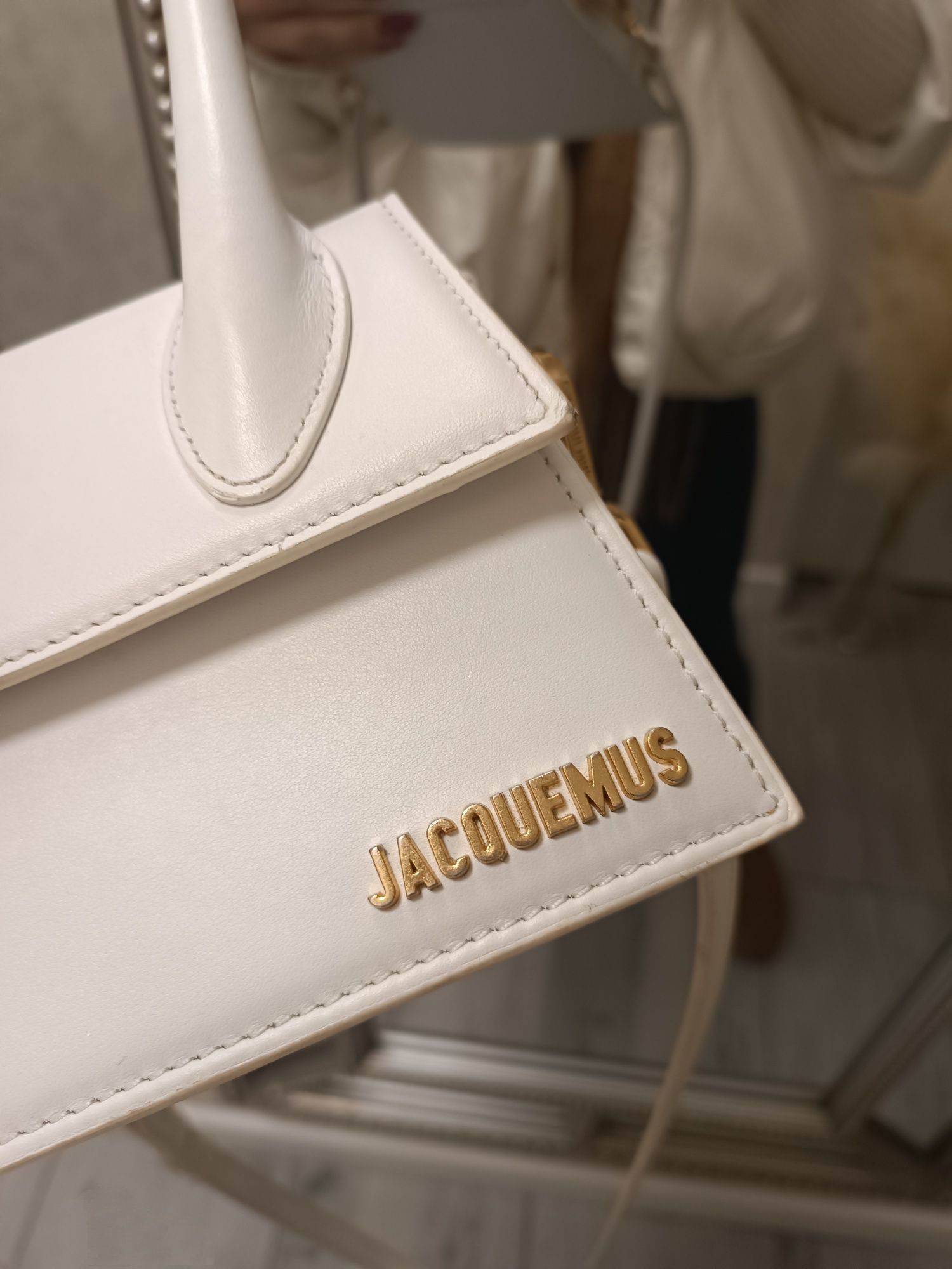 Torebka Jacquemus Le Chiquito Moyen biała