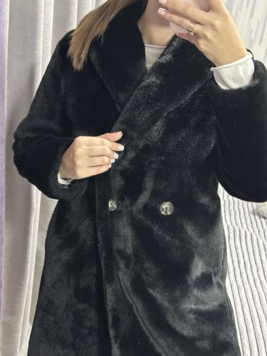 Довга шуба еко норка DeFacto