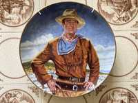 John Wayne Talerz Dekoracyjny Franklin Mint The Duke Vintage