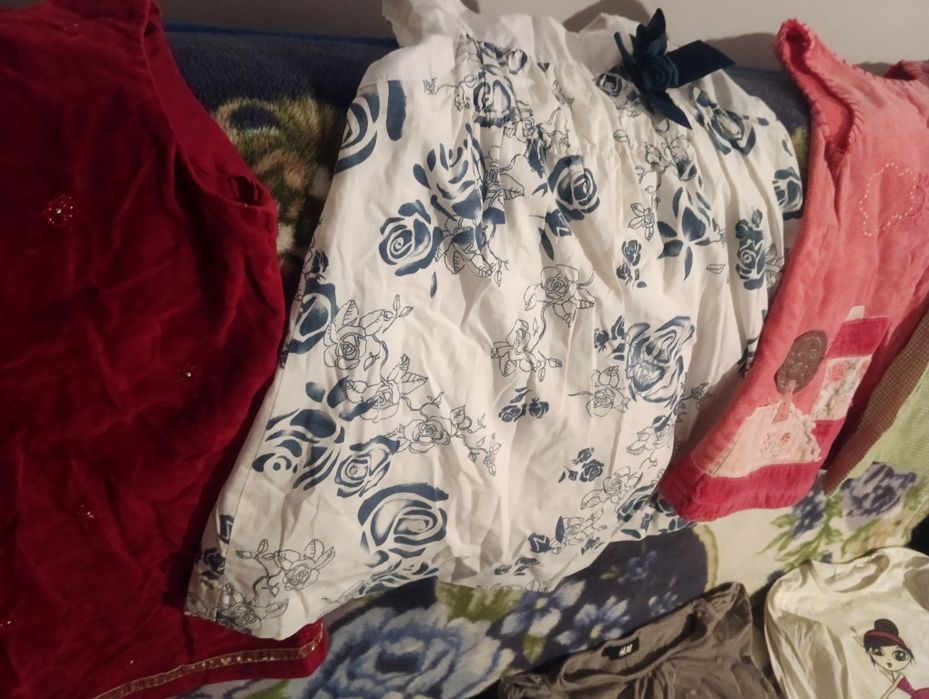 Ubranka r 80 dziewczęce zestaw