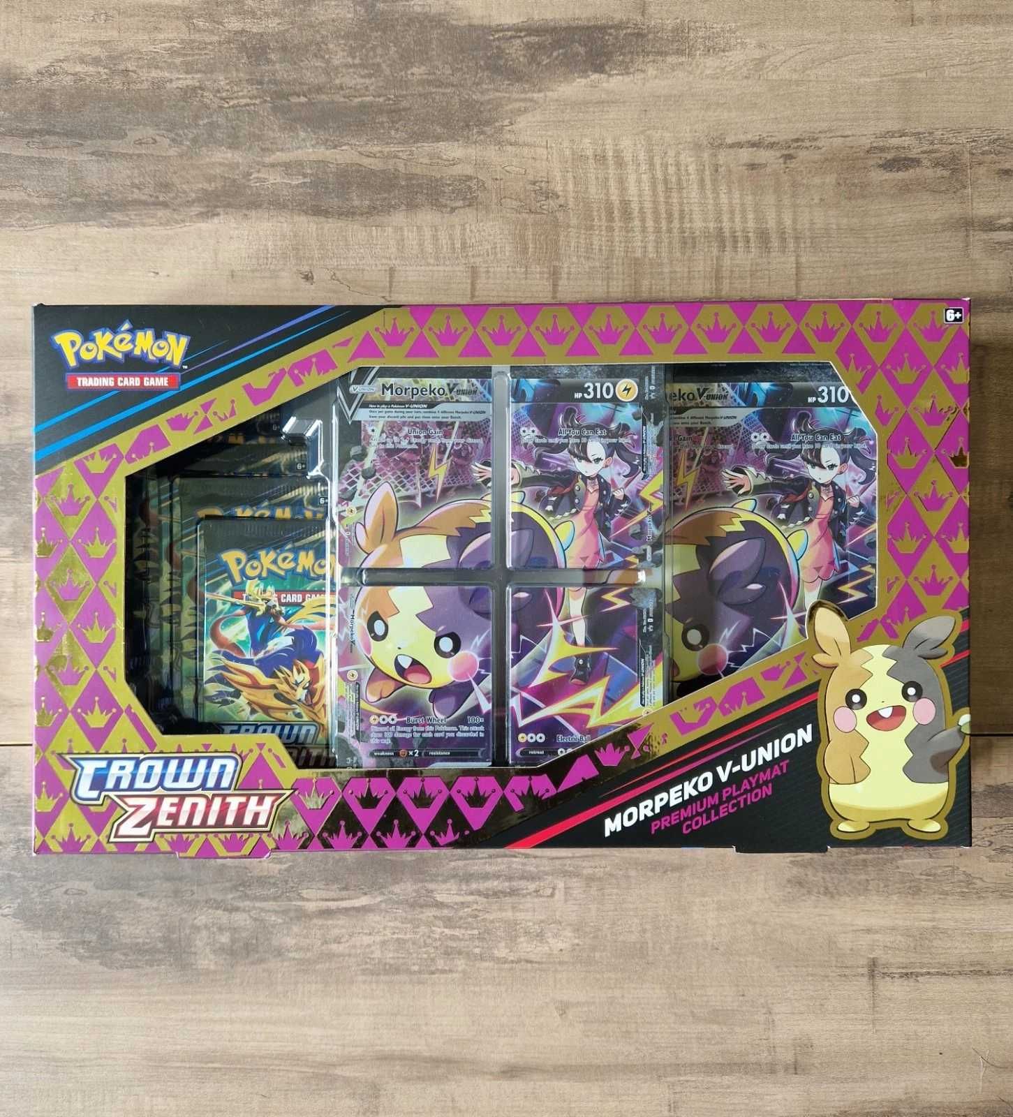 Pokémon TCG Crown Zenith Morpeko V-Union Premium Playmat Collection