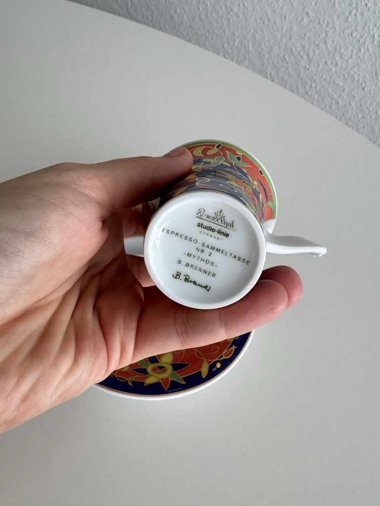 Mythos Rosenthal filiżanka do mokki Nr 2 projekt Barbara Brenner
