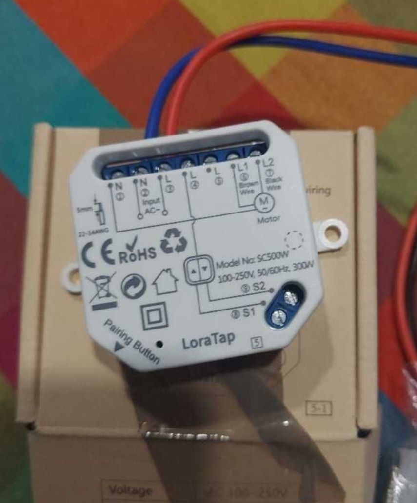 Sterownik Rolet LoraTap SC500W Supla Tasmota zamiennik SRW-01  12 szt.