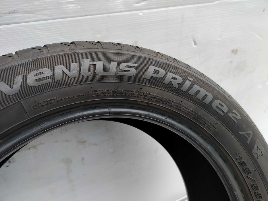 Opony Letnie 195/55/16 Hankook 2szt 6,5mm