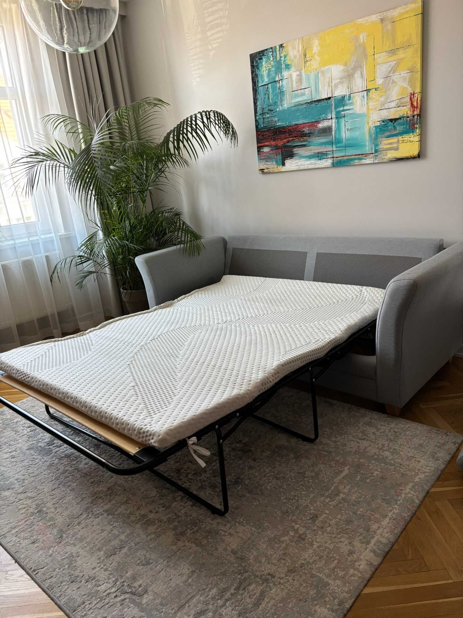 Sofa belgijka z funkcją spania stan bdb