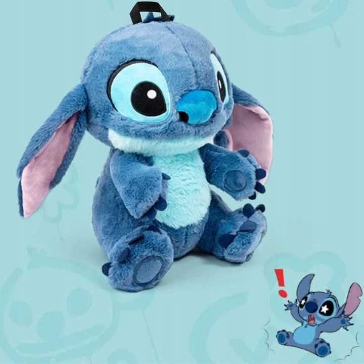 Plecak Maskotka  STICH Niebieski  PLUSZAK 2W1 LILO I STICH