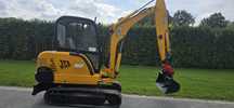 Minikoparka jcb 3t Long Ramie  Mocna koparka Okazja