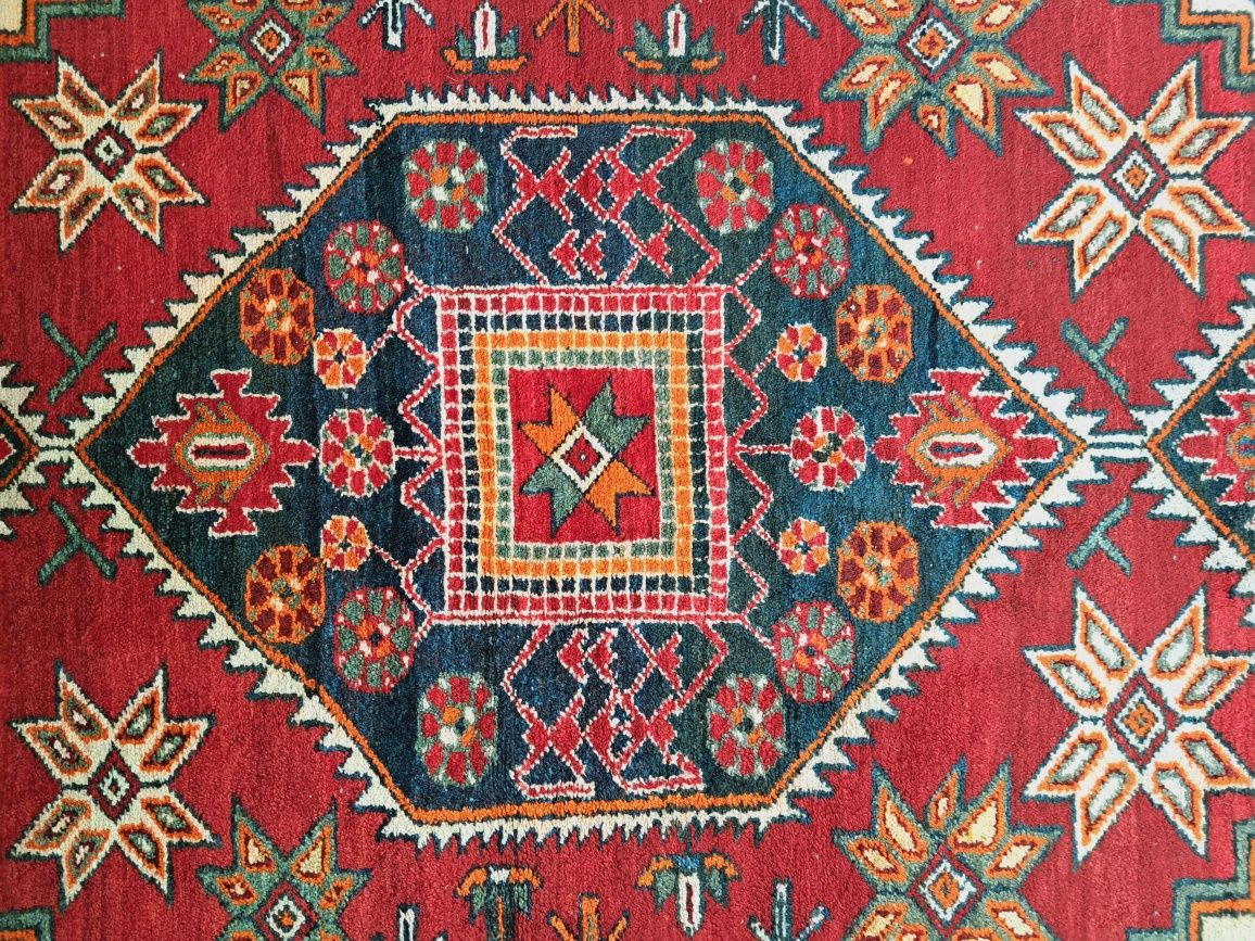 Śliczny Perski Hamadan lata 40ste 130x195cm ręcznie tkany,wełna.