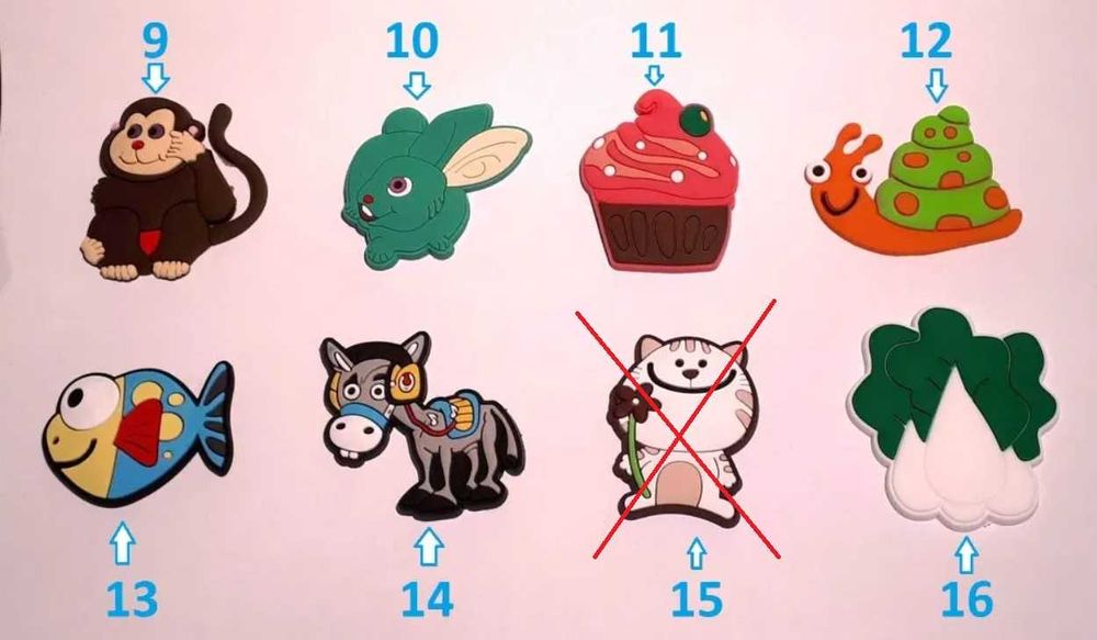 Íman Magnet Emoji Smiley Animais Comida Frigorífico 32 Diferentes!