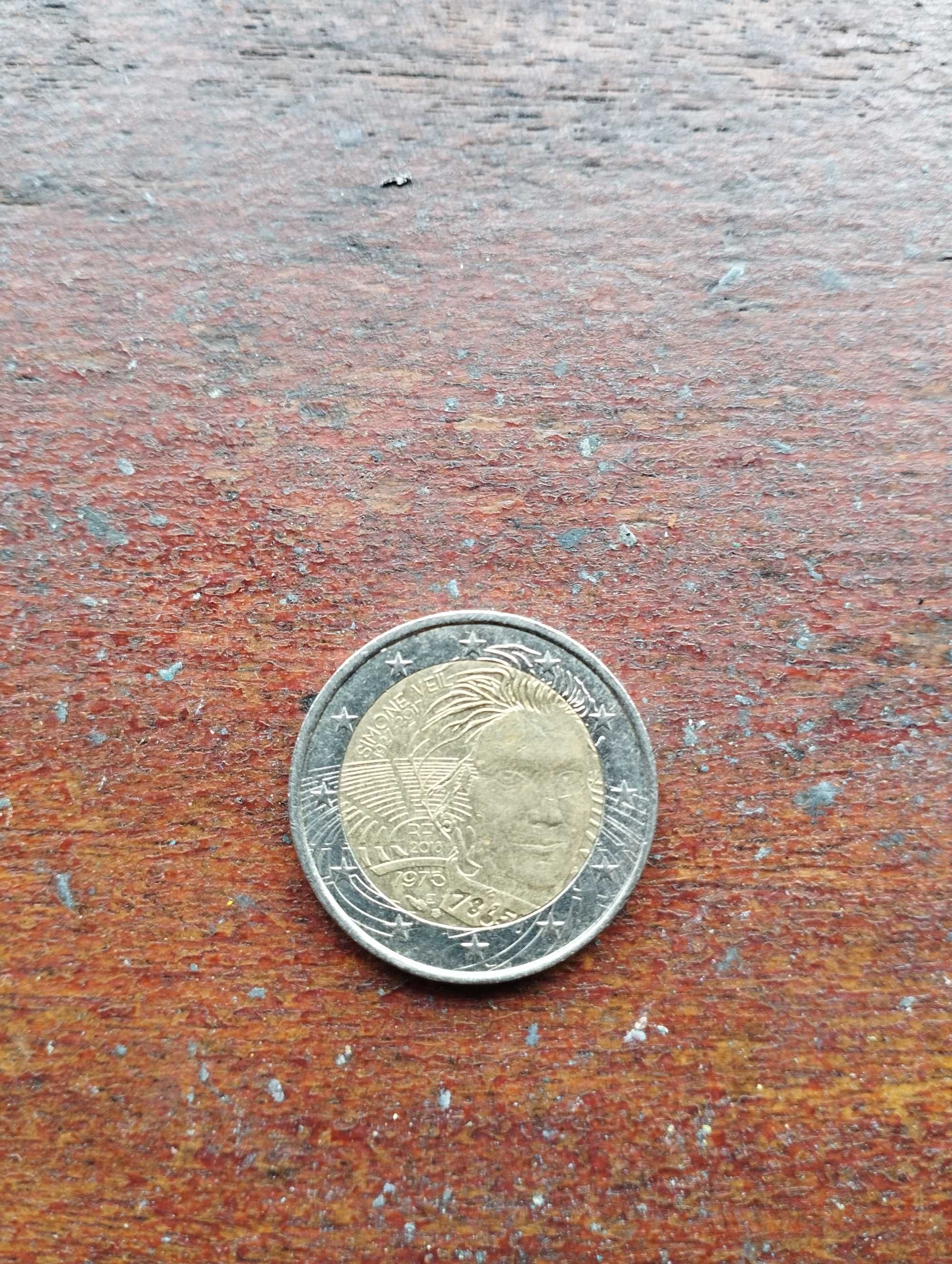 Moeda de 2€ SIMONE VEIL