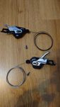 Manetki dźwignia przerzutki Shimano XT 2/3x10 SL-M780-B I-spec z linką