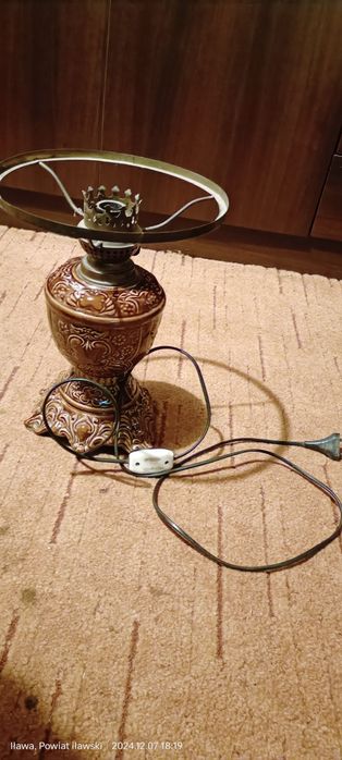 Lampa WZMPT Wałbrzych elektryczna oprawa oświety.typ G1 220v -40W