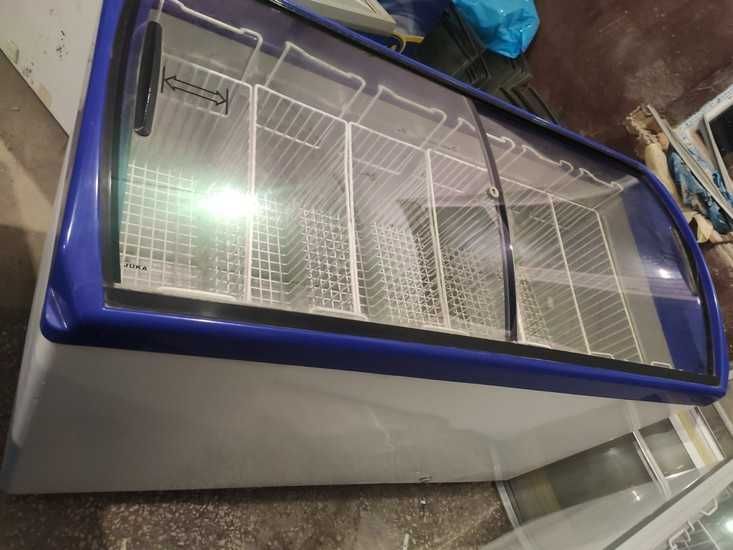 Розпродаж! Морозильний лар камера Юка Угур 300-500л Синій.Стан супер!