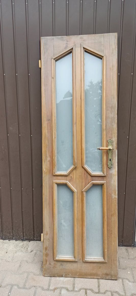 Drzwi drewniane PRL Kielce