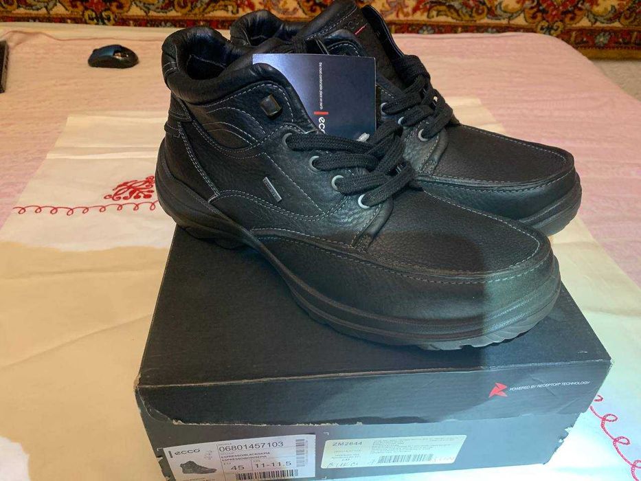 Ботинки Ecco зимние, на gore-tex. Размер 46.