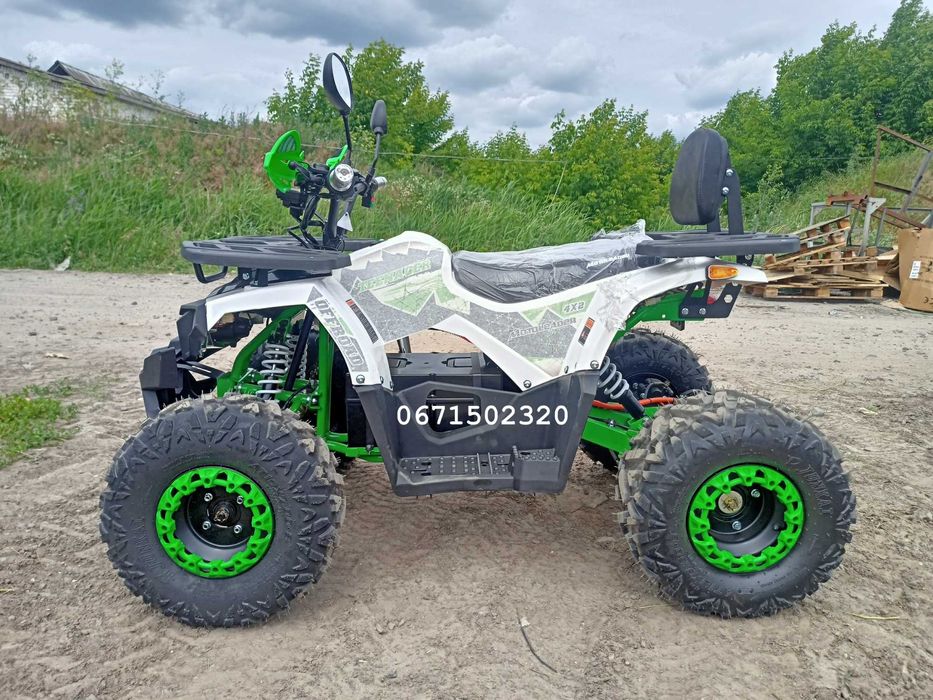 Електро квадроцикл Motoleader 1500W 2-міста Запас ходу 50км Кредитуємо